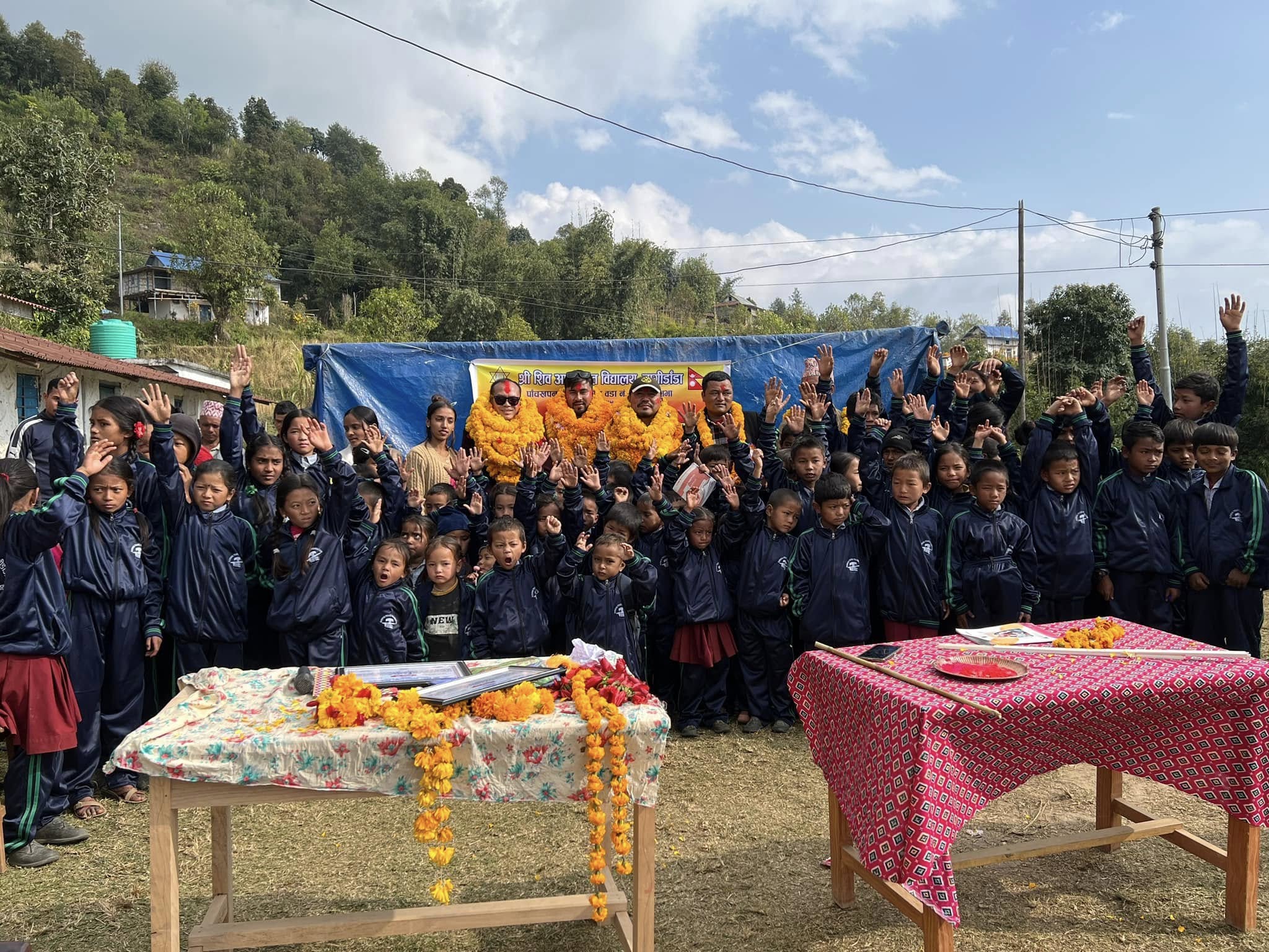 Gurkha Peace Foundation Donates Sports Tracksuits to Shiva Primary School Students