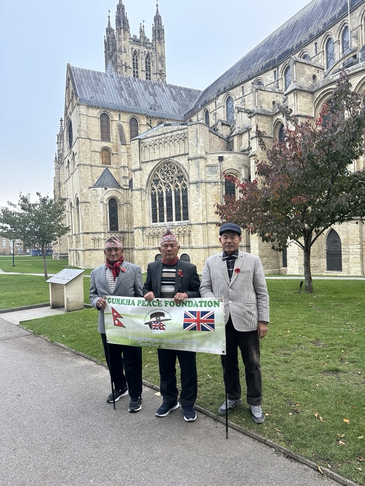 Gurkhas join Peace and Humanity Congregation Held at Canterbury Cathedral